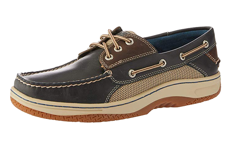 Navy/brown casual shoes by Sparry
