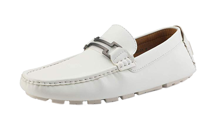 White loafers by Bruno Marc