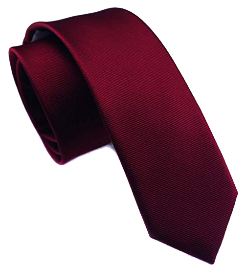 Solid dark red tie by Elviros