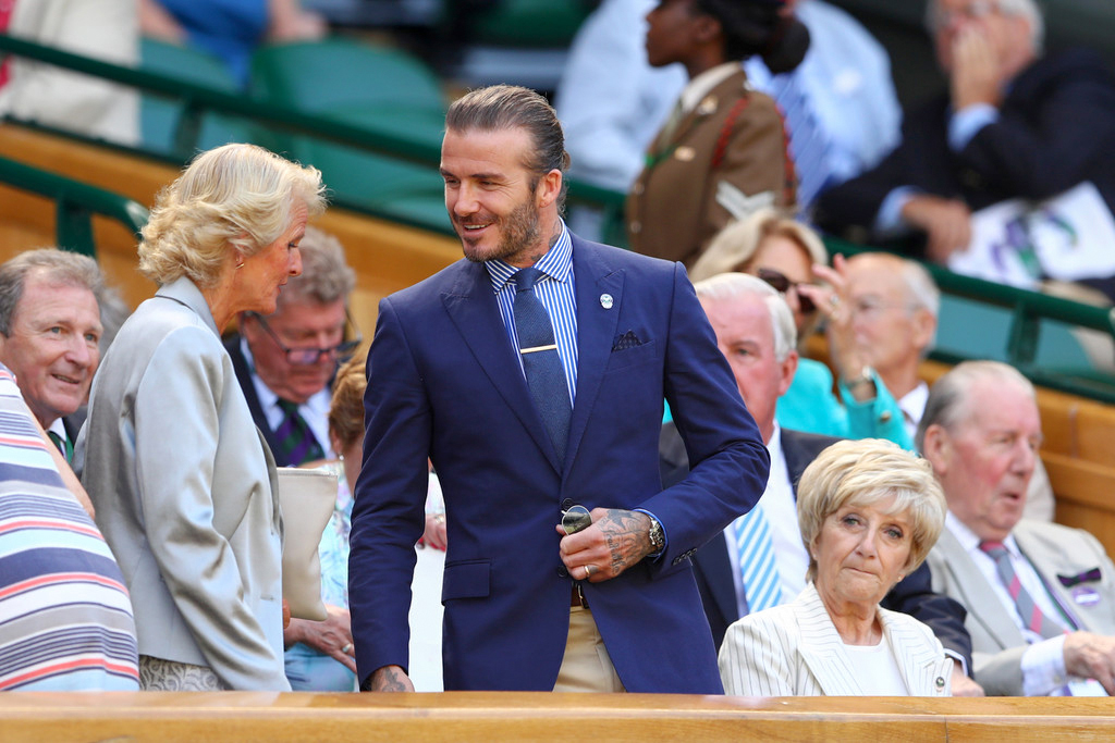 David Beckham wears Ralph Lauren