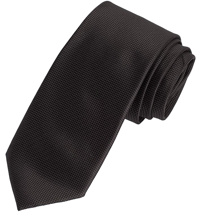 Black solid tie by Amazon Essentials