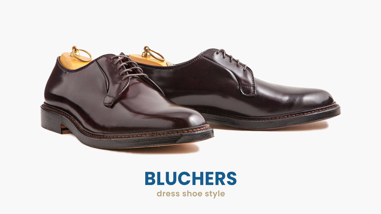 blucher dress shoes style