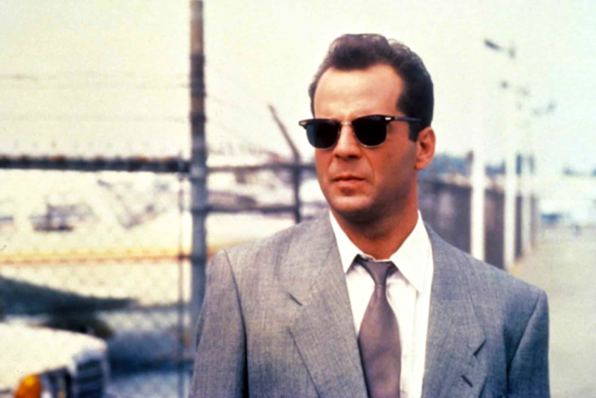 Bruce Willis wears a pair of clubmasters