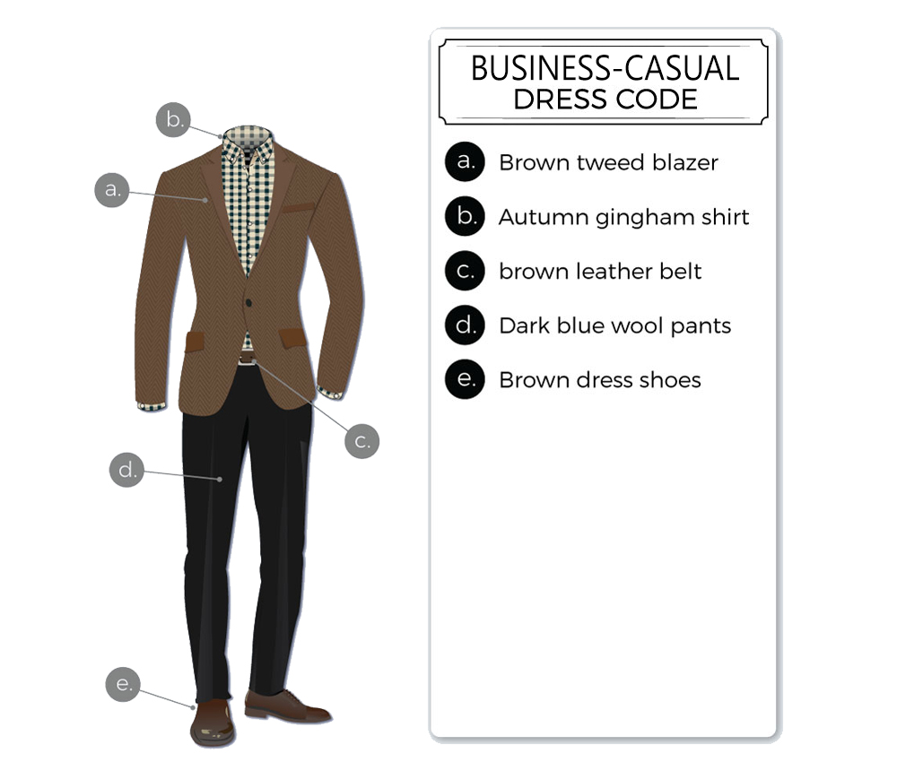business-casual dress code attire for men