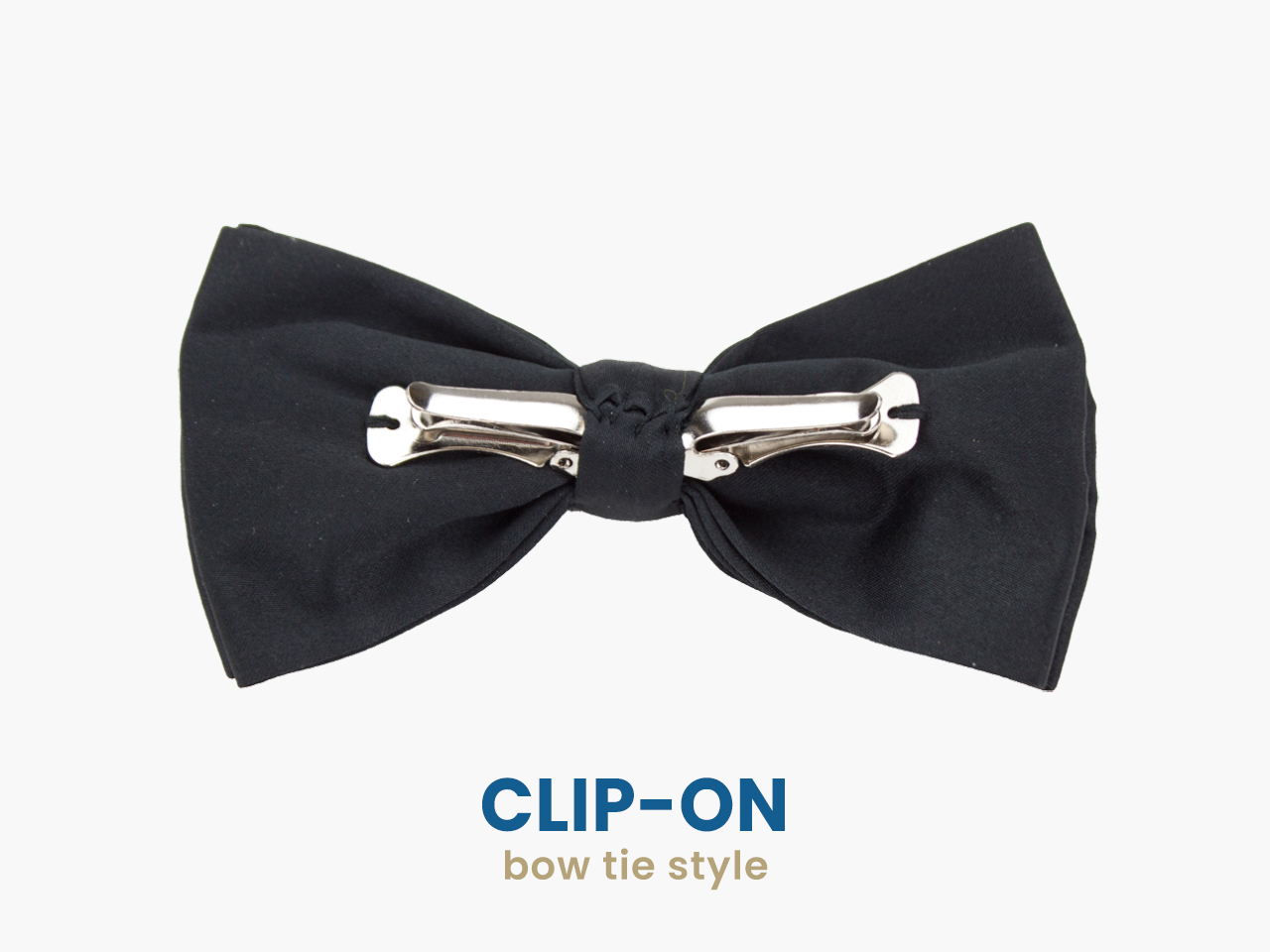 the clip-on bow tie