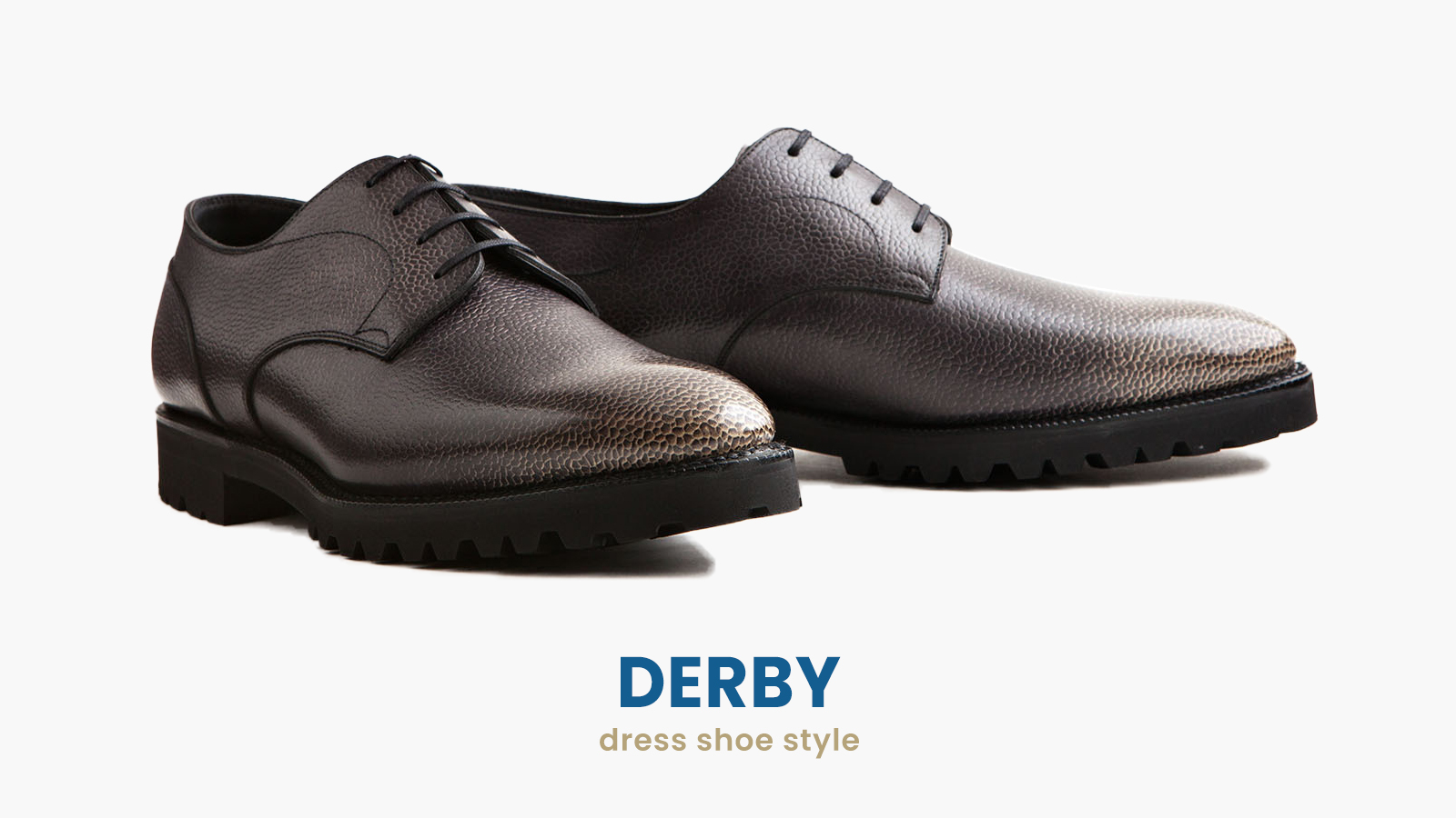 brown derby dress shoes style