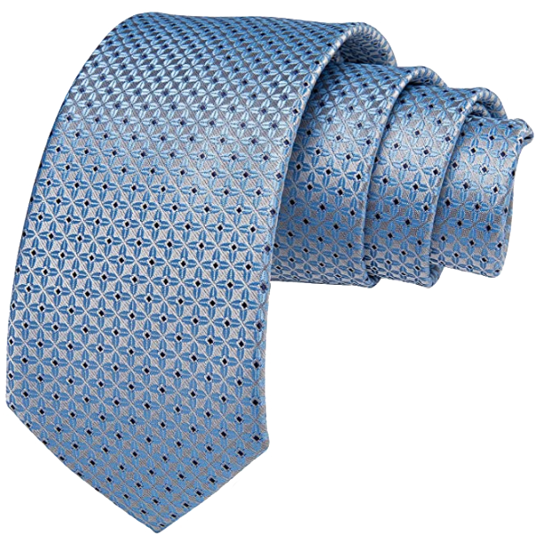 foulard light blue tie by DiBanGu