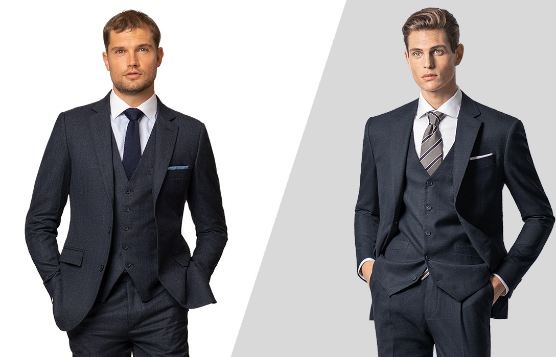 different ways to wear a three-piece suit