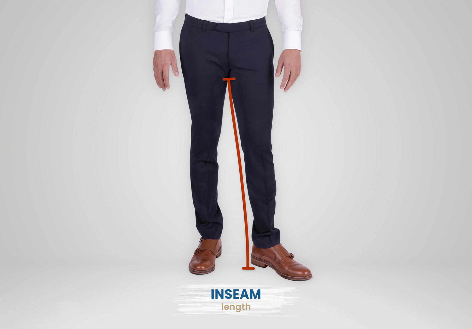how to measure pants' inseam length