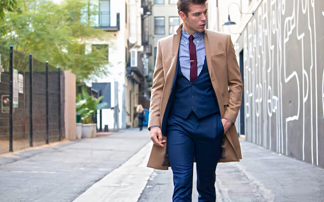 how to wear coat over and on top of suit
