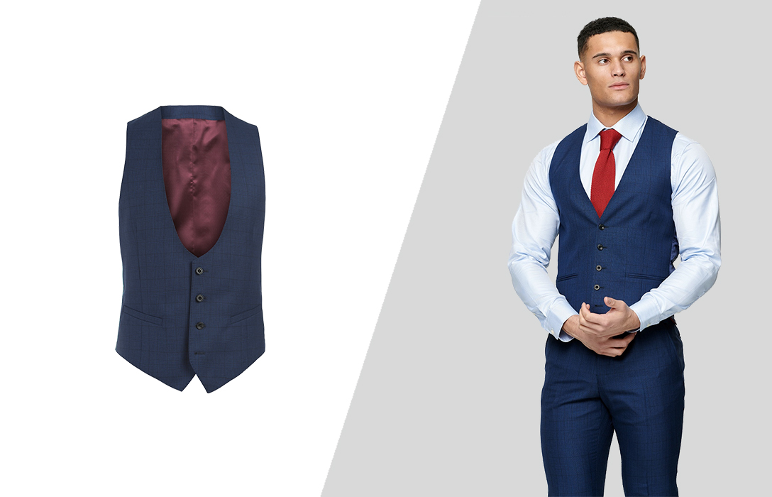 how to wear suit vest