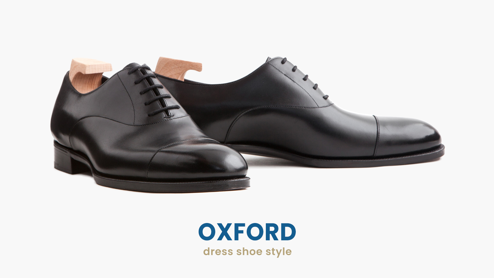 black oxford dress shoes style
