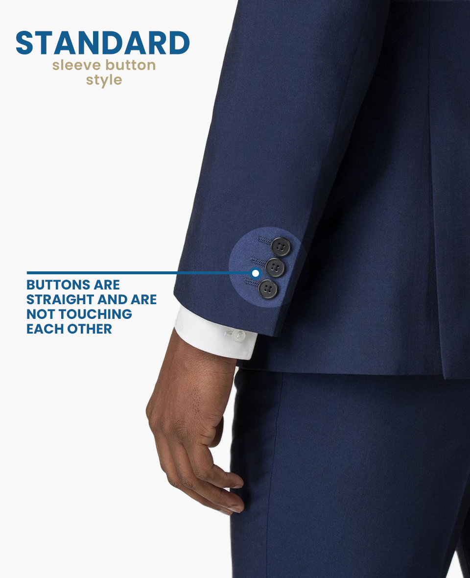 standard sleeve button style