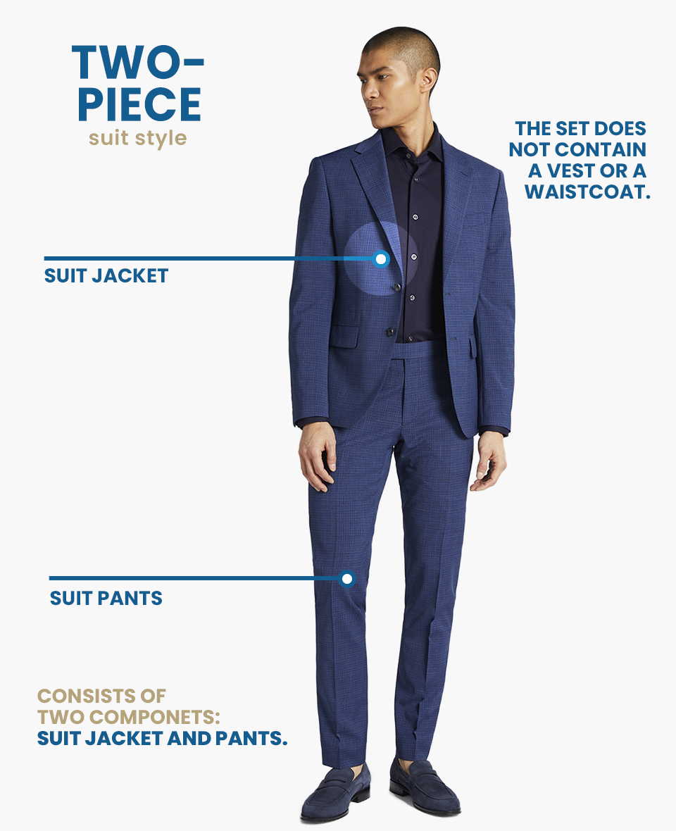 two-piece suit type