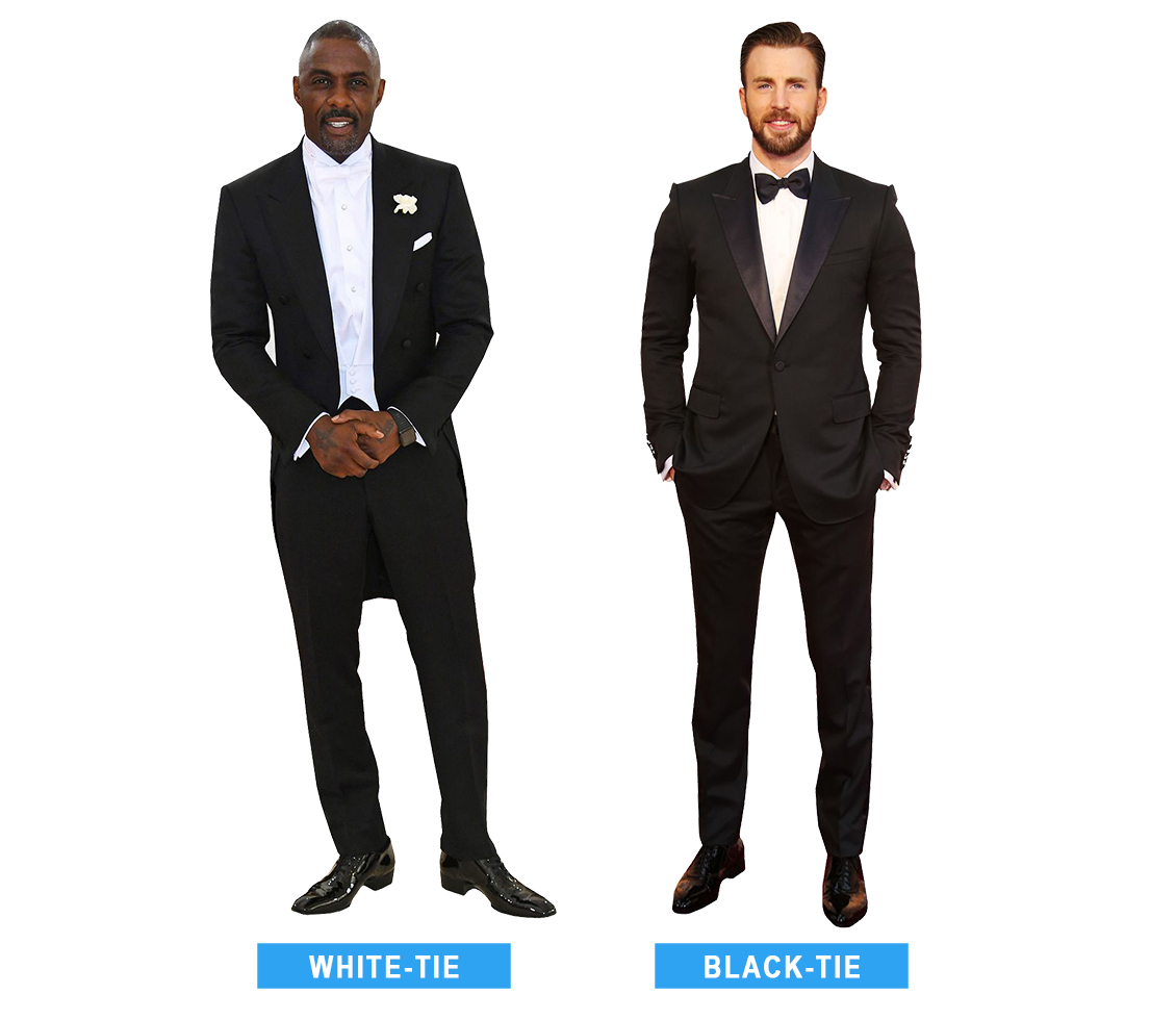 white-tie vs. black-tie formal attire